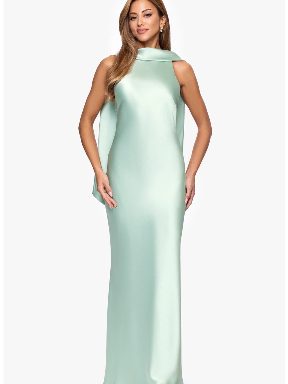 Satin Tie Back Mermaid Gown
Xscape Evenings